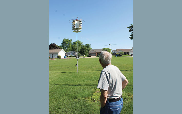 For the love of the birds — New Baden man finds joy in caring for purple martins