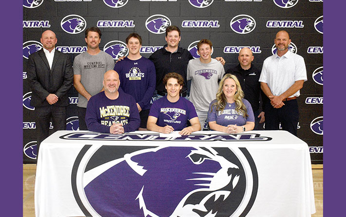 Walsh makes history and signs to continue wrestling at McKendree 