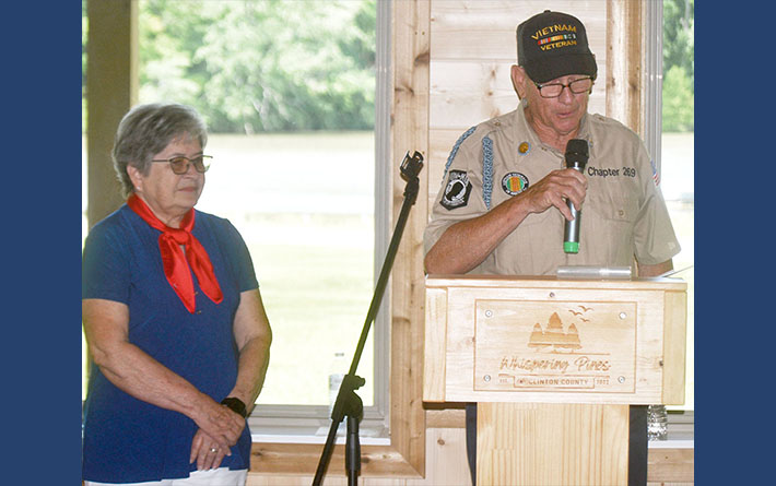 Many attend Whispering Pines of Clinton County Memorial Day service
