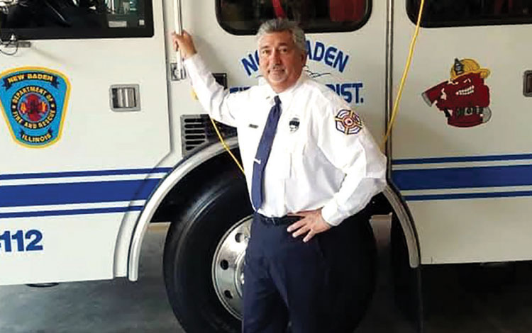 Services set for fallen New Baden fire chief Ken McLaughlin 