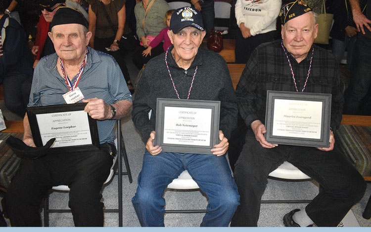 Three veterans taken on virtual Honor Flight